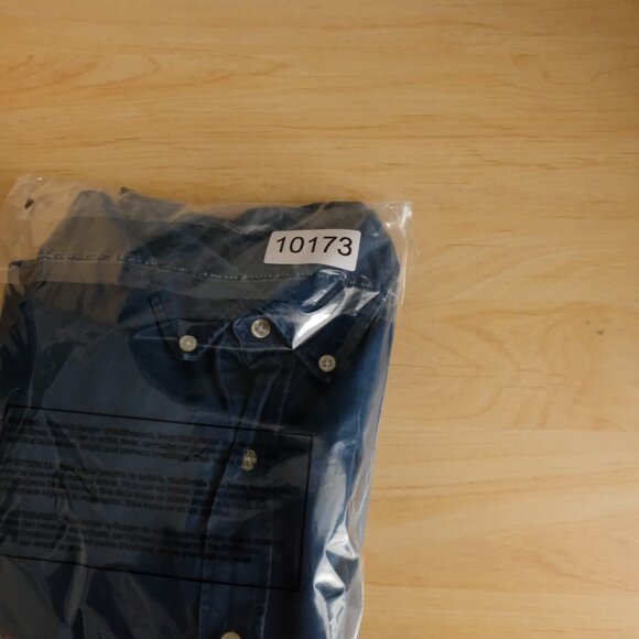 Mott And Bow Shirt Mens Medium Blue Button Down Long Sleeve Casual - Picture 8 of 8